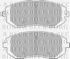BORG & BECK BBP1905 Brake Pad Set, disc brake
